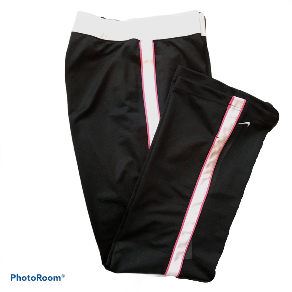 Nike Mesh Athletic Pants with Side Stripe size L